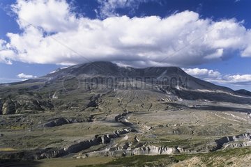 Mount St. Helens in summer in the United States