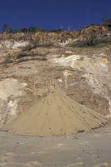 Sandmontikule aufgrund des Felsauflösung Australiens
