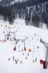 Wintersportstation von Montgenèvre Hauutes Alpes