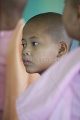Portrait of Otama nun of the convent of Nyaung Shwe Burma