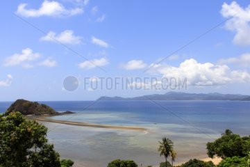 Steigende Flut in Mayotte im Oktober