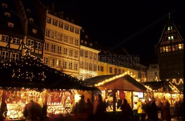 Weihnachtsmarkt in Straßburg Frankreich