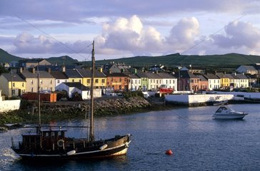 Kerry  la péninsule d'Iveragh  le village de Portmage