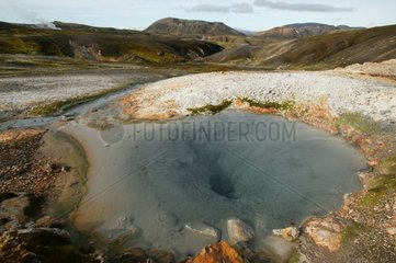 Activité géothermique Fjallabak Sud-Est Islande