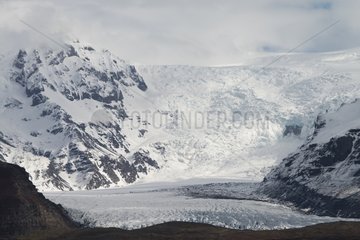 Skeidarajokull glacier in winter - Iceland