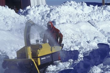 Préparation pour forage de glace Antarctique
