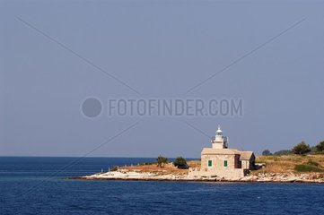 Sucuraj Leuchtturm auf der Insel Hvar Côte Dalmate Kroatien
