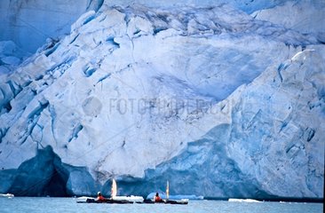 Gletscherfront in White Bay Devon Island Arctic
