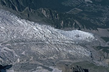 Bossons Gletscher in Haute-Savoie France