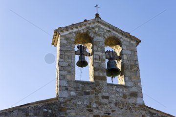 Glockenturm von Saint-Sauveur Drome Frankreich