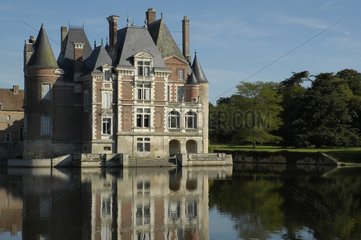 Schloss von La BusssiÃ¨re Loiret Frankreich