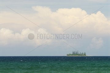 Tibarama island in the lagoon near Poindimié