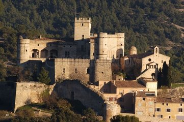 Chateau du Barroux Provence Frankreich