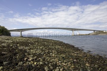 New road bridge Kyle of Lochalsh to Isle of Skye Scotland