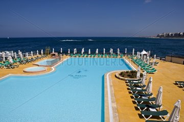 Swimming-pool of a hotel Valletta Malta