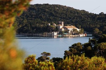 Kloster auf der Insel Mljet Sea Adria Kroatien