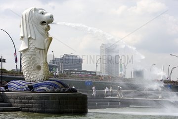 Merlion -Statue in Singapur