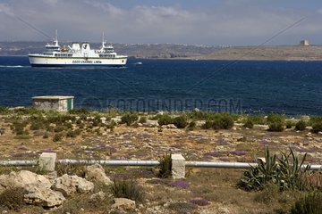 Ferry linking Malta and Gozo