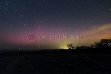 Aurora borealis seen in France