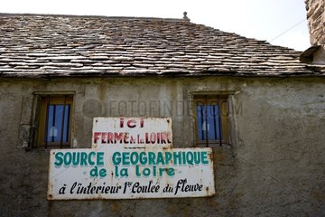 Source of the Loire at Mont Gerbier de Jonc France