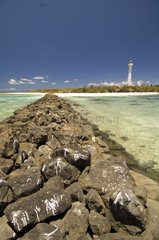 Dike and Lighthouse Amédé New Caledonia