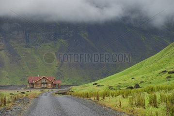 Hotel closed following the eruption of Eyjafjoell in Iceland