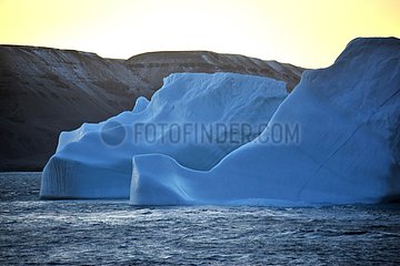 Iceberg in Parry canal at the Passage Northwest Canada