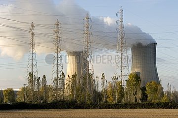 Nuclear thermal power station of Tricastin Drôme France [AT]