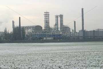Noroxo Petrochemische Fabrik in Harnes Pas-de-Calais Frankreich