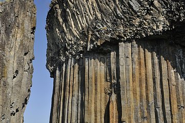 Basaltic organ to Chilhac in Haute-Loire France