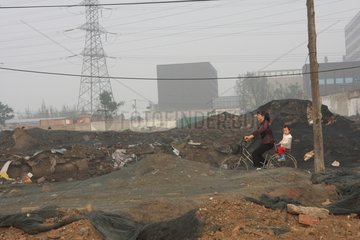 Radtour von Deponien in China