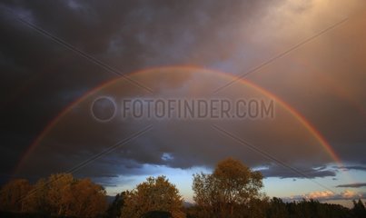 Rainbow on Lake Kerkini Greece