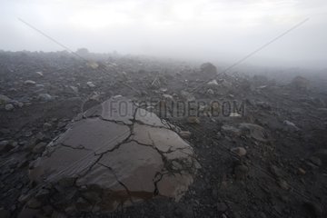 Summit desert Volcano Marapi Sumatra Indonesia