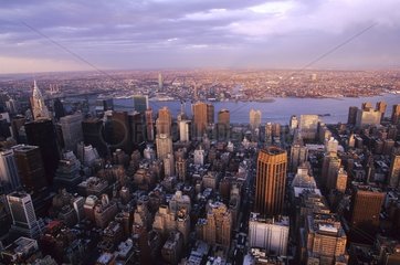 New York  vue aérienne de la ville