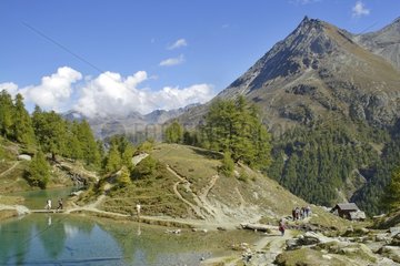Arona Blue Lake Val von HÃ©rens Alpen Schweizer