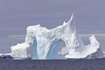 Double arched Iceberg Antarctica