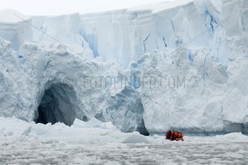Observation of Glacier Paradise Bay Antarctica Peninsula