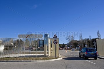 Eingang des Comissariats im Atomergie -Cadarac