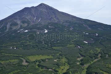 Volcanic landscape - Kuril Lake Kamchatka Russia