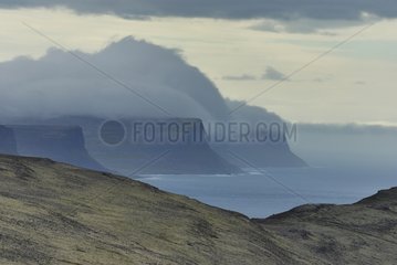 Látrabjarg cliffs northwest of Iceland