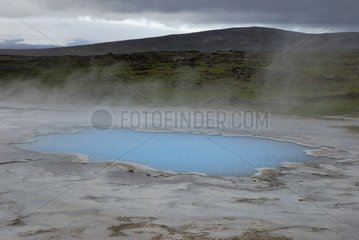Basin Source Blahver blue in Iceland