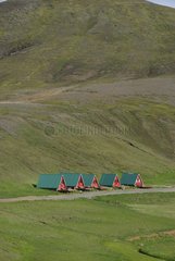 Chalets on the site of Kerlingarfjoell Iceland