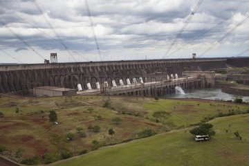 Itaipu Dam between Brazil and Paraguay