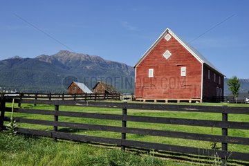 Traditional Barn - Wallowa Mountains Oregon USA