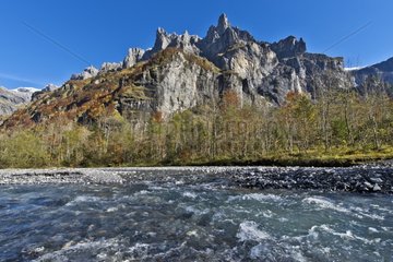 Cirque du Fer à Cheval in autumn - Sixt Passy Alpes France