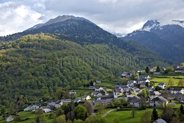 Village Bilheres-Ossau Valley Pyrenees France
