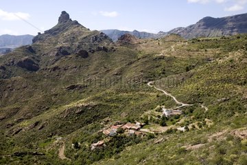 Landschaft des Zentrums der Insel Gran Canaria Canary