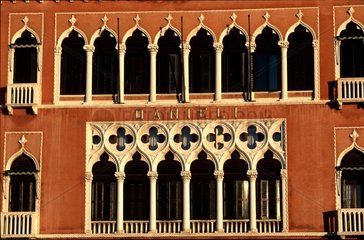 Venise  l'hôtel Danieli  la façade