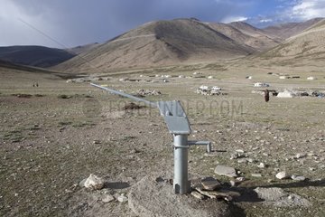 Water pump in a camp - India Himalayan highlands