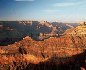 Mather Point auf Dusk Grand Canyon NP Arizona USA